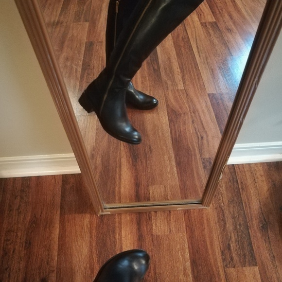 Michael KORS BERKLEY RIDING ANKLE LEATHER BOOTS 5.5 5.5M - Picture 6 of 8